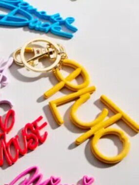 Disney Baublebar Pluto Keychain Charm Bag Charm Signature Yellow Accessory